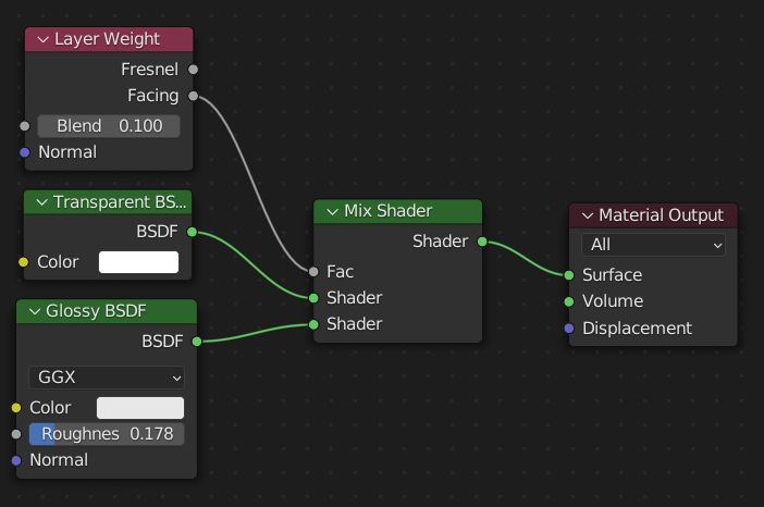 How to make a non-reflective glass shader? - Materials and